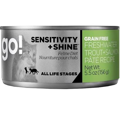 Go! Sensitivity + Shine Freshwater Trout &amp; Salmon Pate | Cat (5.5oz)