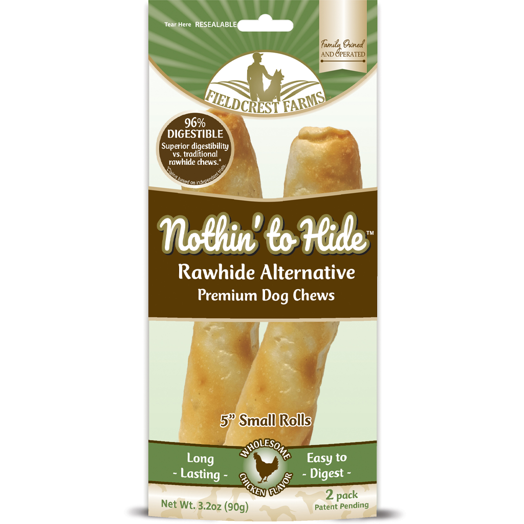 Nothin' to Hide Chicken 5&quot; Rolls | Rawhide Alternative (2pk)