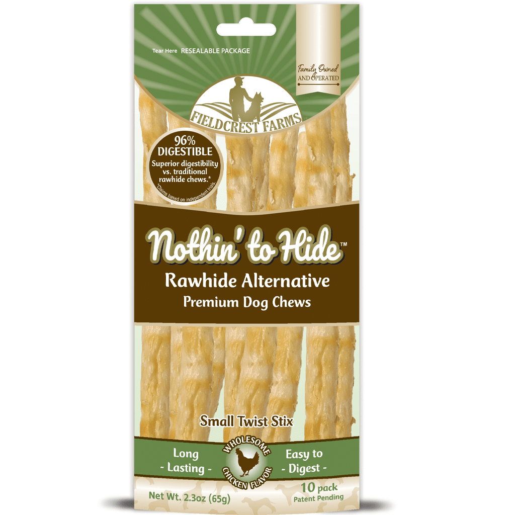 Nothin' to Hide Chicken Twist Stix | Rawhide Alternative (10pk)