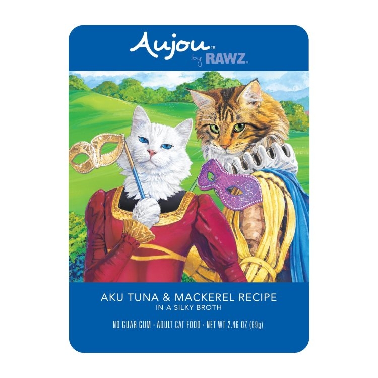 Rawz Aujou Aku Tuna &amp; Mackerel Pouch | Cat (2.46oz)