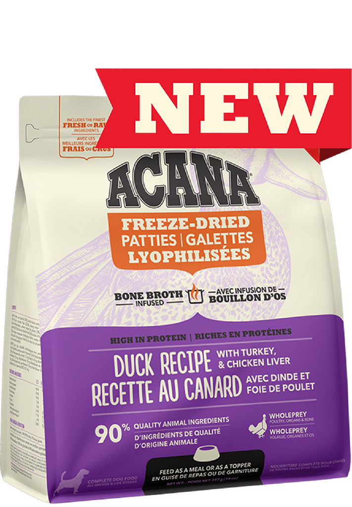 Acana Duck Recipe Freeze-Dried Patties | Dog (397g)