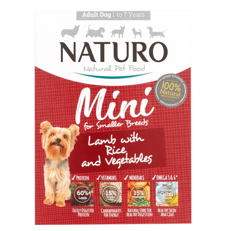 Naturo Mini Lamb with Rice &amp; Vegetables | Dog (150g)