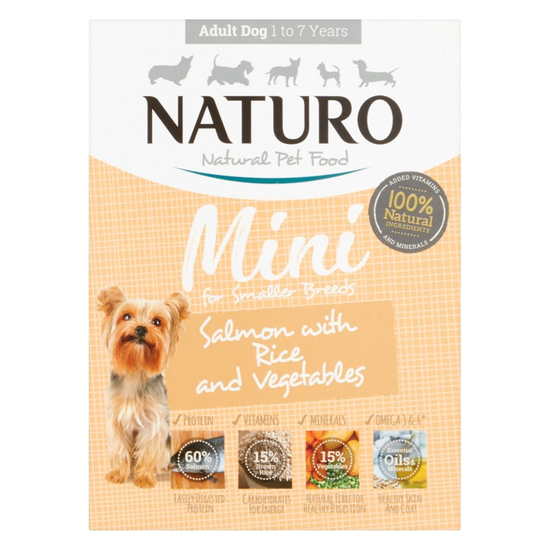 Naturo Mini Salmon with Rice &amp; Vegetables | Dog (150g)