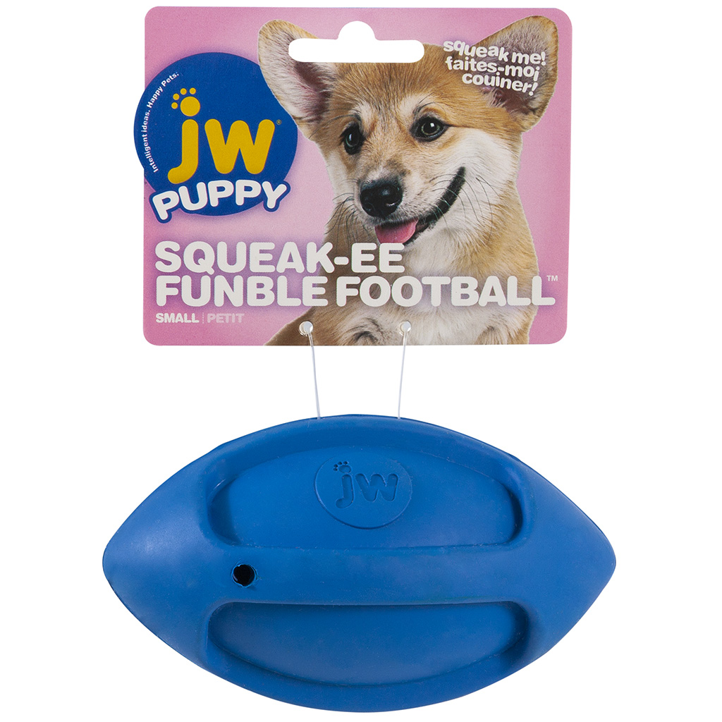 JW iSqueak-ee Funble Football | Puppy