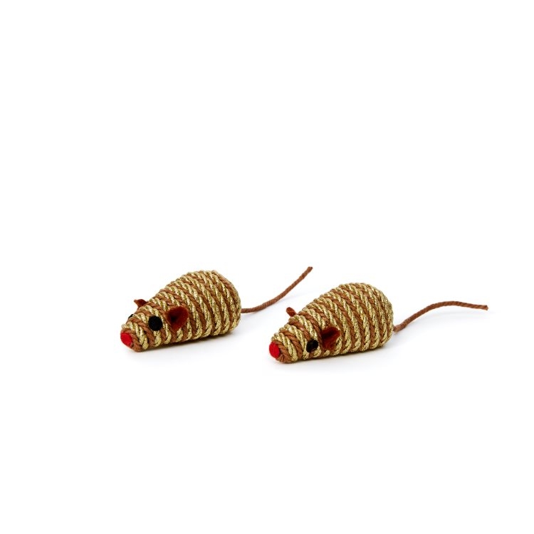 Budz Golden Mouse 2.5&quot; | Cat Toy (2pk)