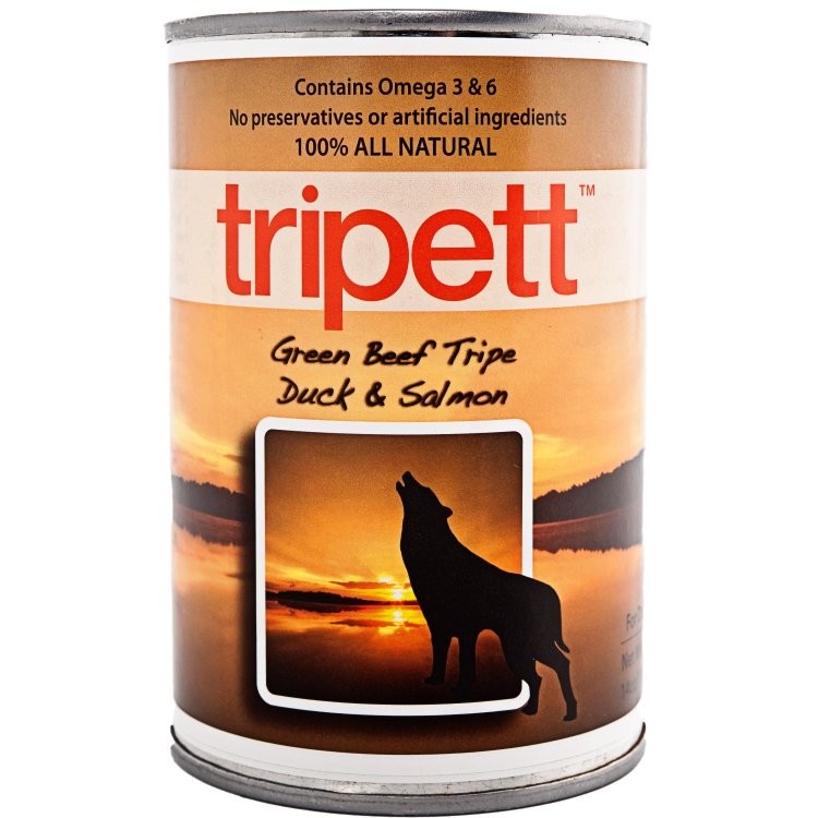Tripett Green Beef Tripe with Duck &amp; Salmon | Dog (14oz)