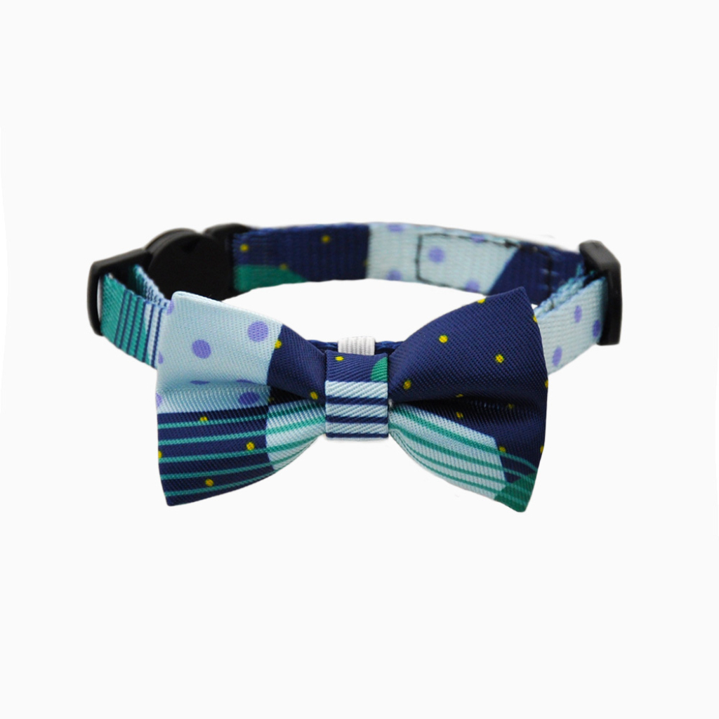 Hugsmart City Impression Broadway Cat Bowtie Collar