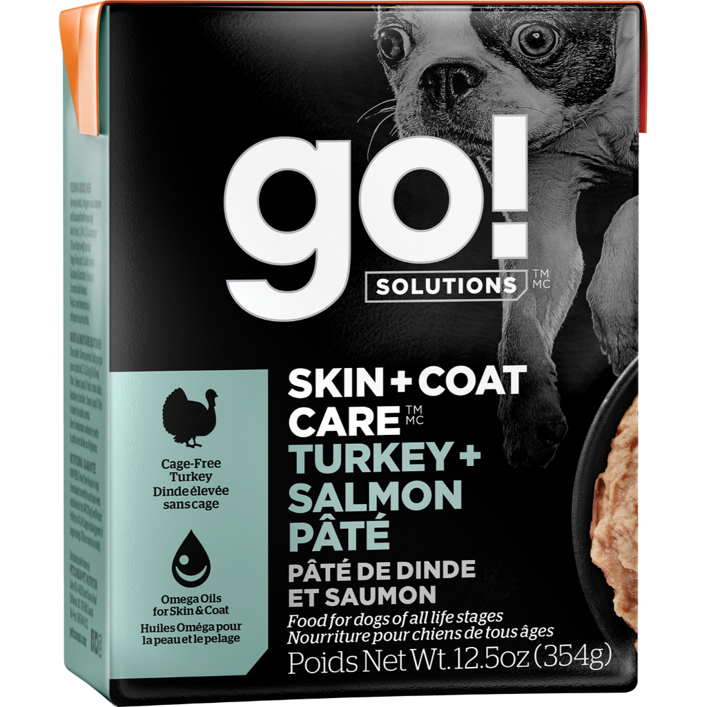 Go! Skin + Coat Turkey/Salmon Pate | Dog (12.5oz)