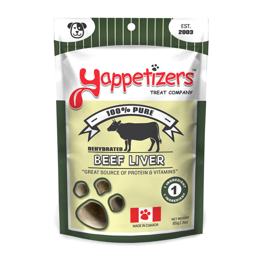 Yappetizers Dehydrated Beef Liver Treats (85g)
