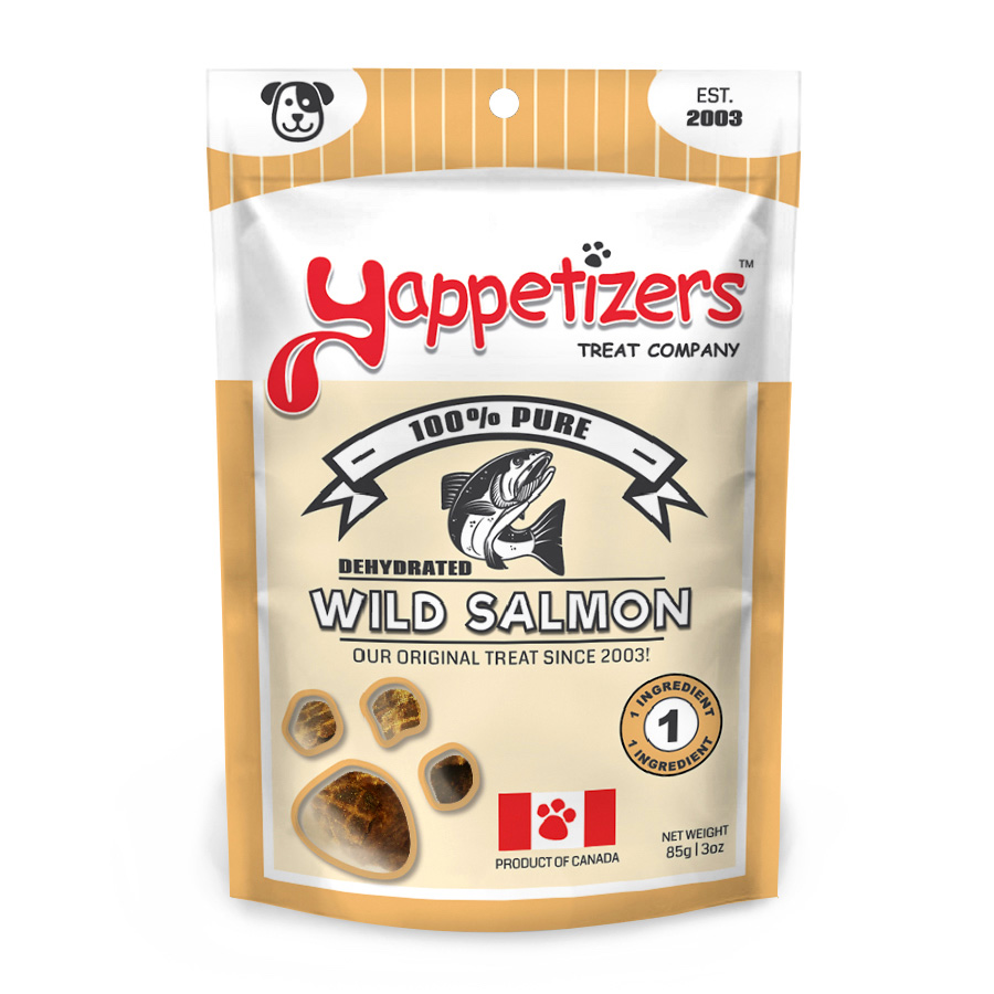 Yappetizers Dehydrated Wild Salmon Treats (85g)