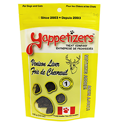 Yappetizers Dehydrated Venison Liver (100g)