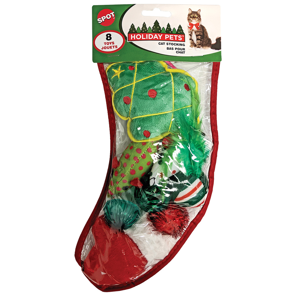 Spot Holiday 8-Piece Stocking | Cat (Medium)