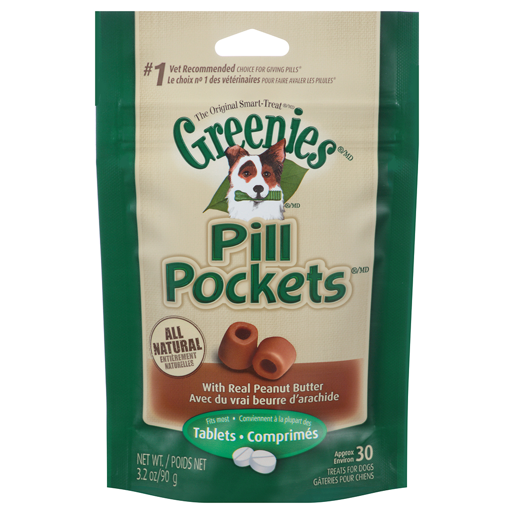 Greenies Peanut Butter Pill Pocket Tabs | Dog (3.2oz)