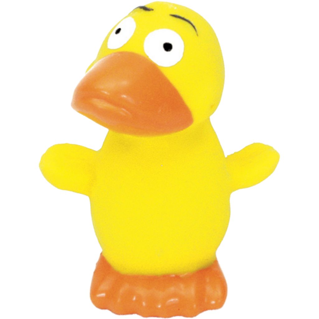 Li'l Pals Squeaky Latex Duck Toy