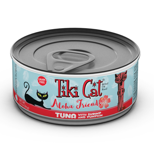 Tiki Cat Aloha Friends Tuna with Shrimp &amp; Pumpkin | Cat (3oz)