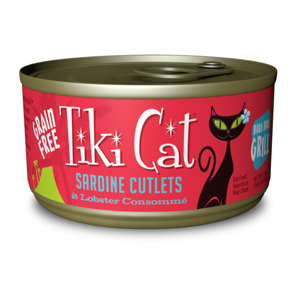 Tiki Cat Hawaiian Grill Sardine in Lobster Consomme | Cat (2.8oz)