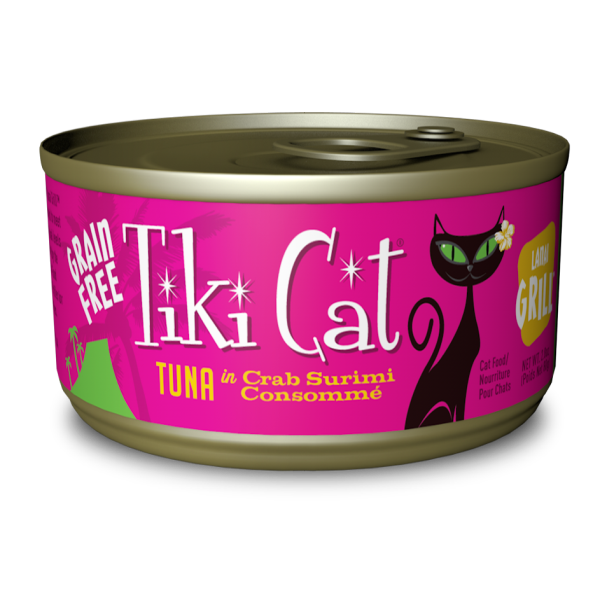 Tiki Cat Hawaiian Grill Tuna in Crab Consomme | Cat (2.8oz)