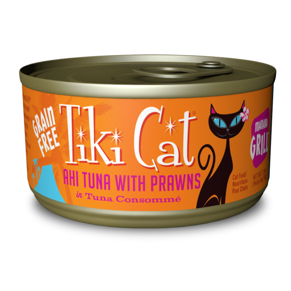 Tiki Cat Hawaiian Grill Ahi Tuna/Prawn in Tuna Consomme | Cat (2.8oz)