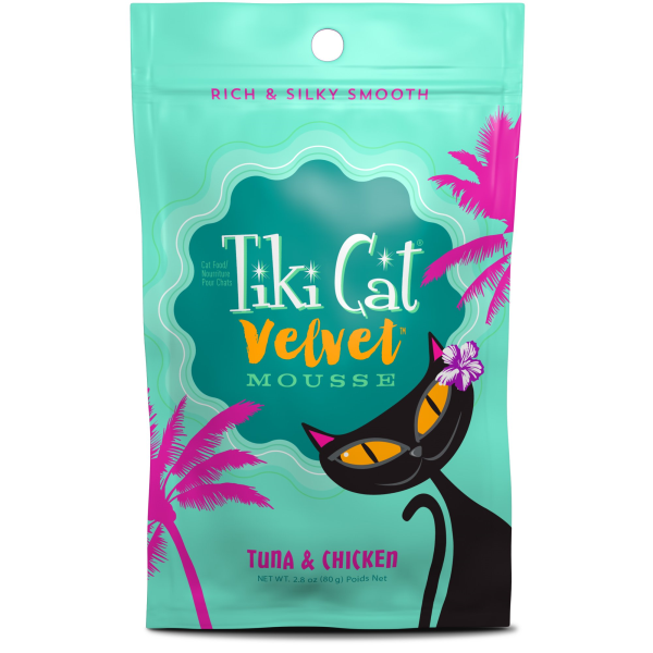 Tiki Cat Velvet Mousse Tuna &amp; Chicken  | Cat (2.8oz)
