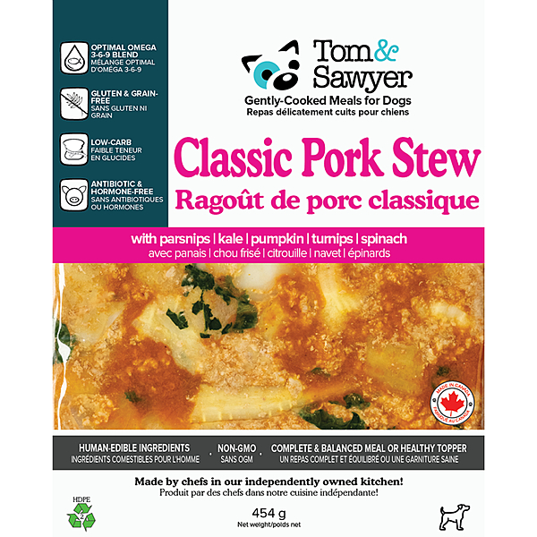 Tom &amp; Sawyer Gently Cooked | Classic Pork Stew (1 lb)