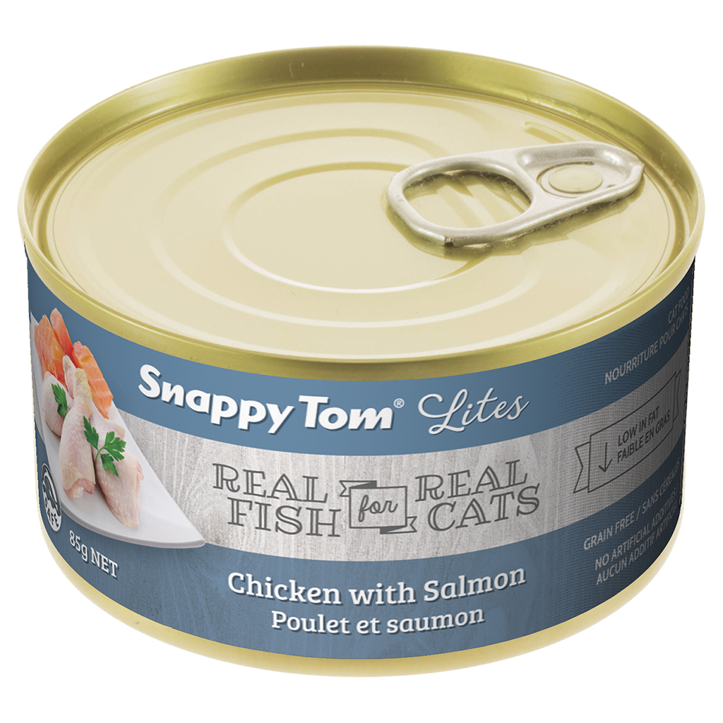 Snappy Tom Lites Chicken with Salmon | Cat (85g)