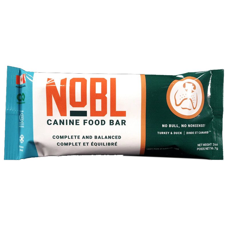 NOBL Canine Food Bar | Turkey &amp; Duck
