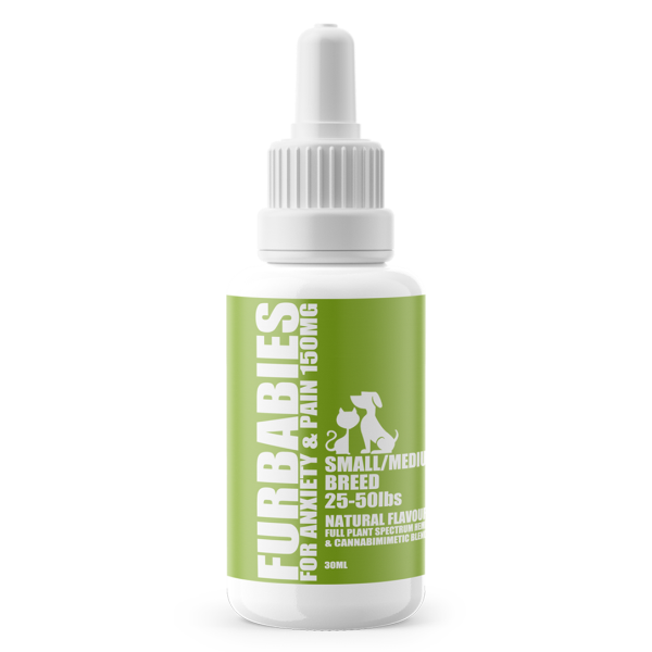 FurBabies Natural Pain-Anxiety Oral Drops  | 25 - 50lbs (Dog)