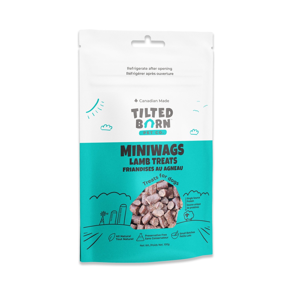 Tilted Barn Canadian MiniWags Lamb Treats (100g)