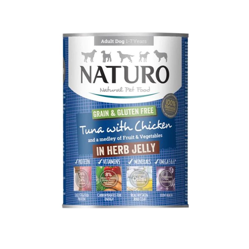 Naturo Tuna &amp; Chicken with Vegetables | Dog (390g)