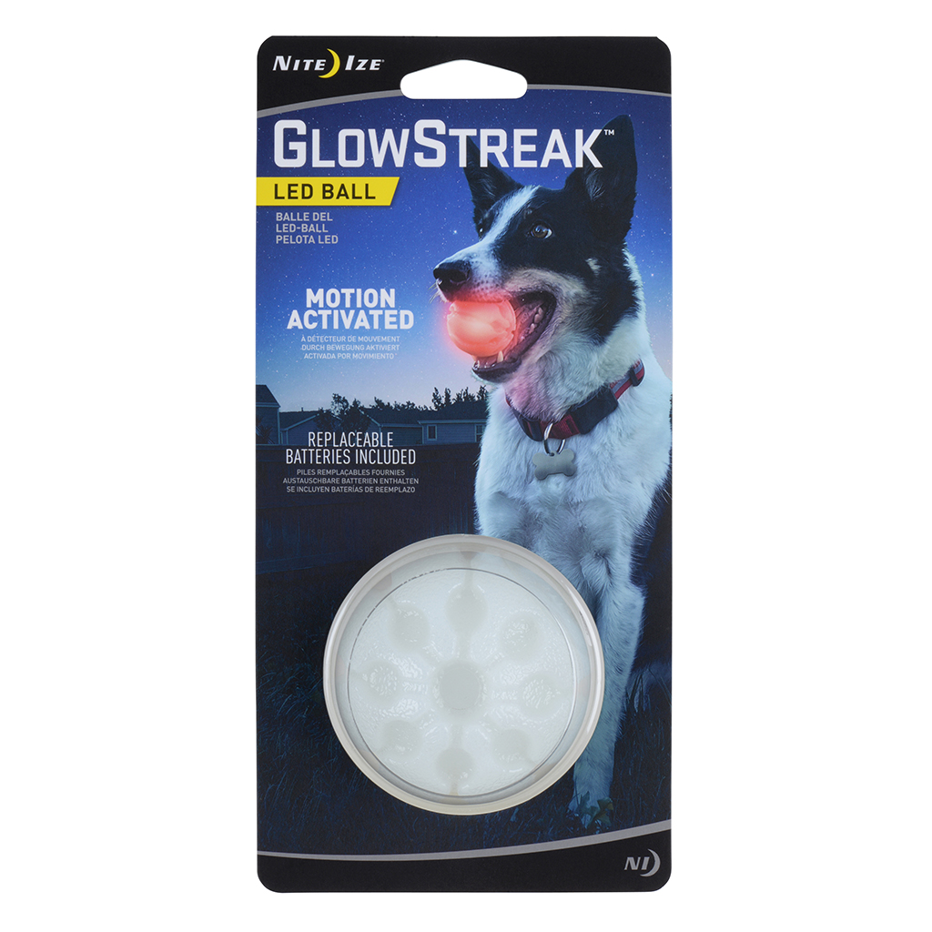 Nite Ize Glow Streak LED Ball | Red