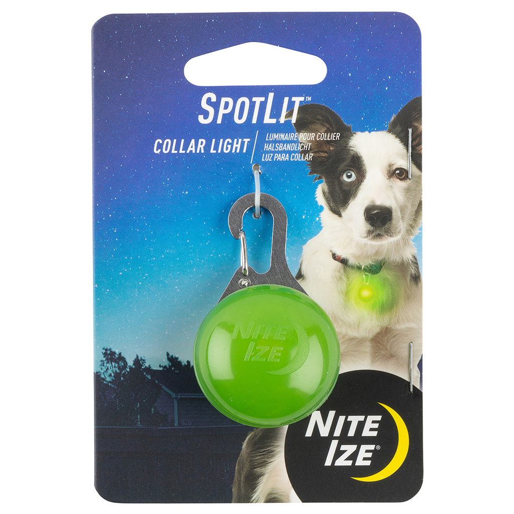 Nite Ize SpotLit LED Collar Light | Lime Plastic