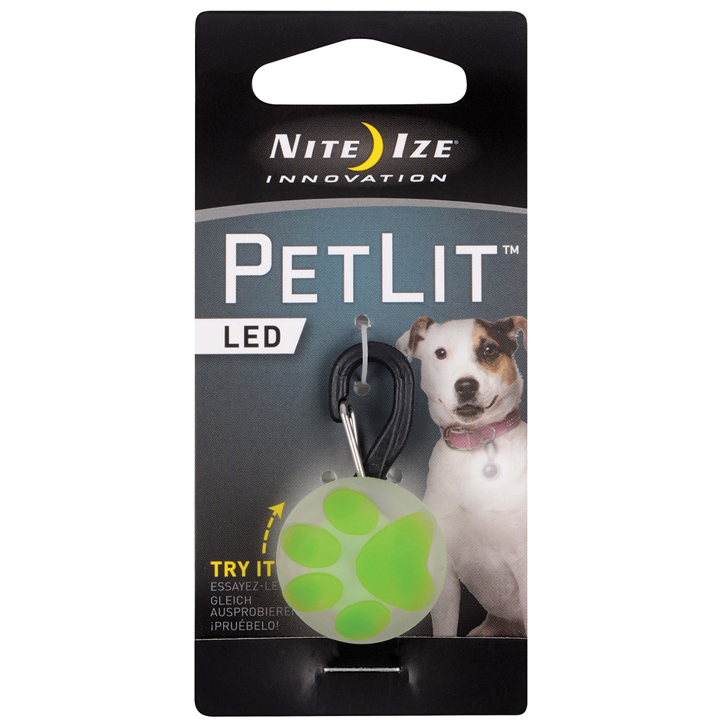 Nite Ize PetLit LED Collar Light | Lime Paw