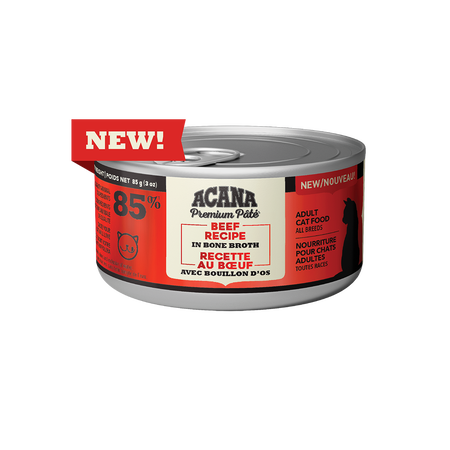 Acana Premium Pate Beef Recipe in Bone Broth | Cat (85g)