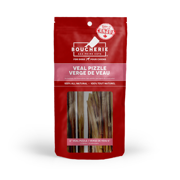 Boucherie 6&quot; Veal Pizzle Sticks (6pk)