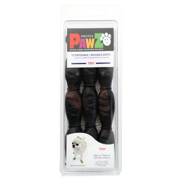 Pawz Disposable Dog Boots | Black (12pk)
