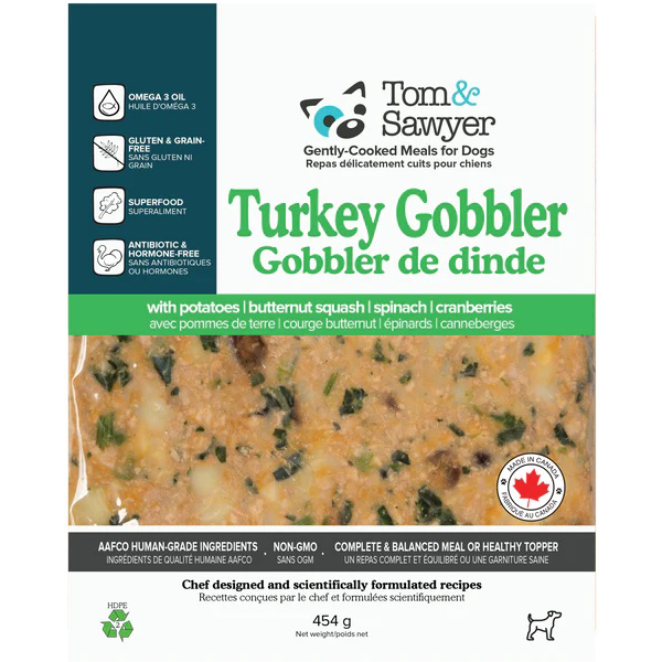 Tom &amp; Sawyer Gently Cooked | Turkey Gobbler (1lb)