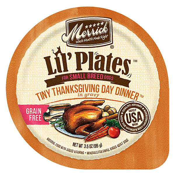 Merrick Lil' Plates Tiny Thanksgiving Day Dinner | Dog (3.5oz)