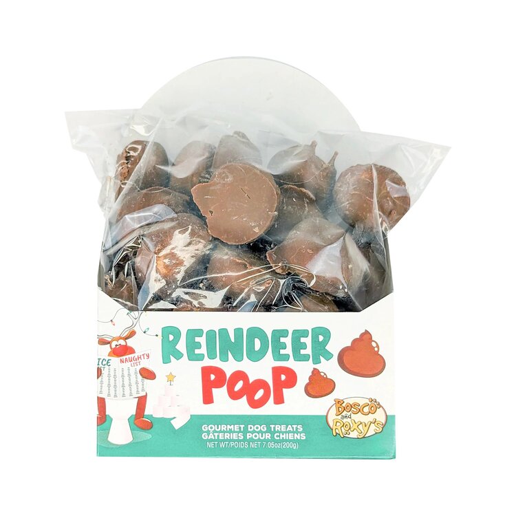 Bosco &amp; Roxy's Holiday Reindeer Poop