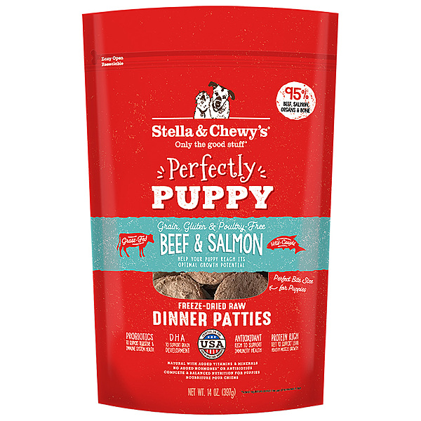 Stella &amp; Chewy's Freeze Dried Dinner Patties - Perfectly Puppy | Dog (14oz)