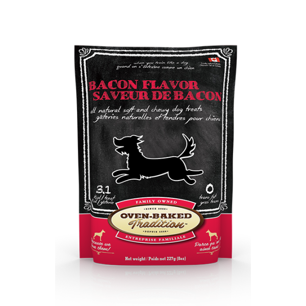 Oven-Baked Traditions Bacon Flavour Treats (8oz)