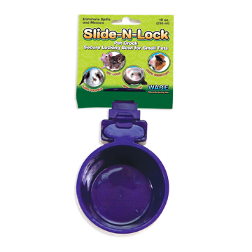 Ware Slide-N-Lock Pet Crock | Small Animal (10oz)