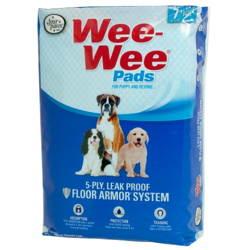 Wee-Wee Absorbent Dog Pads (7 Pack)