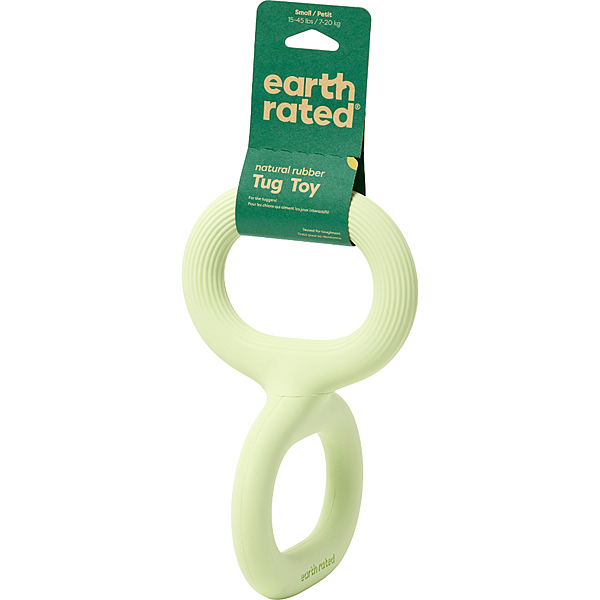 Earth Rated Rubber Tug Toy | Green