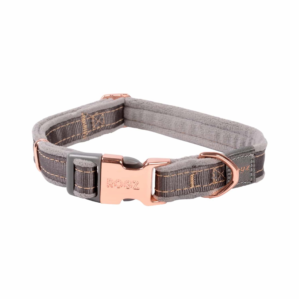 Rogz Classic Collar for Small Dogs | Urban Range (Grey)