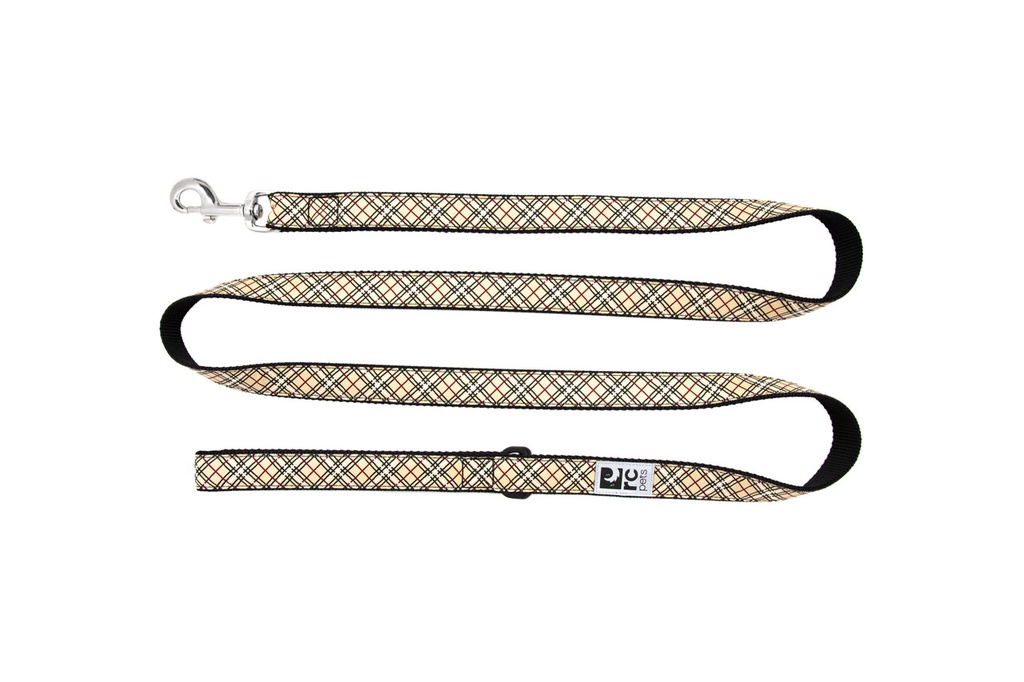 RC Pets Dog Leash (Tan Tartan)