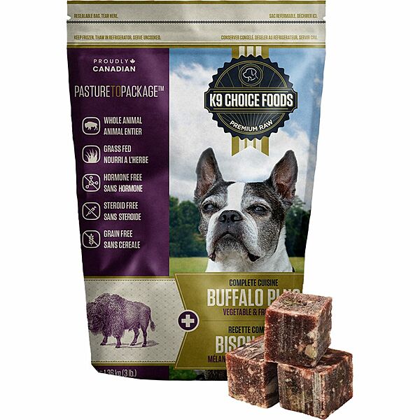 K9 Choice Complete Cuisine | Buffalo Plus (3lbs)