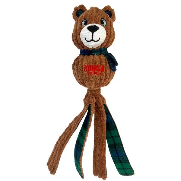 Kong Holiday Wubba | Corduroy Bear (Large)