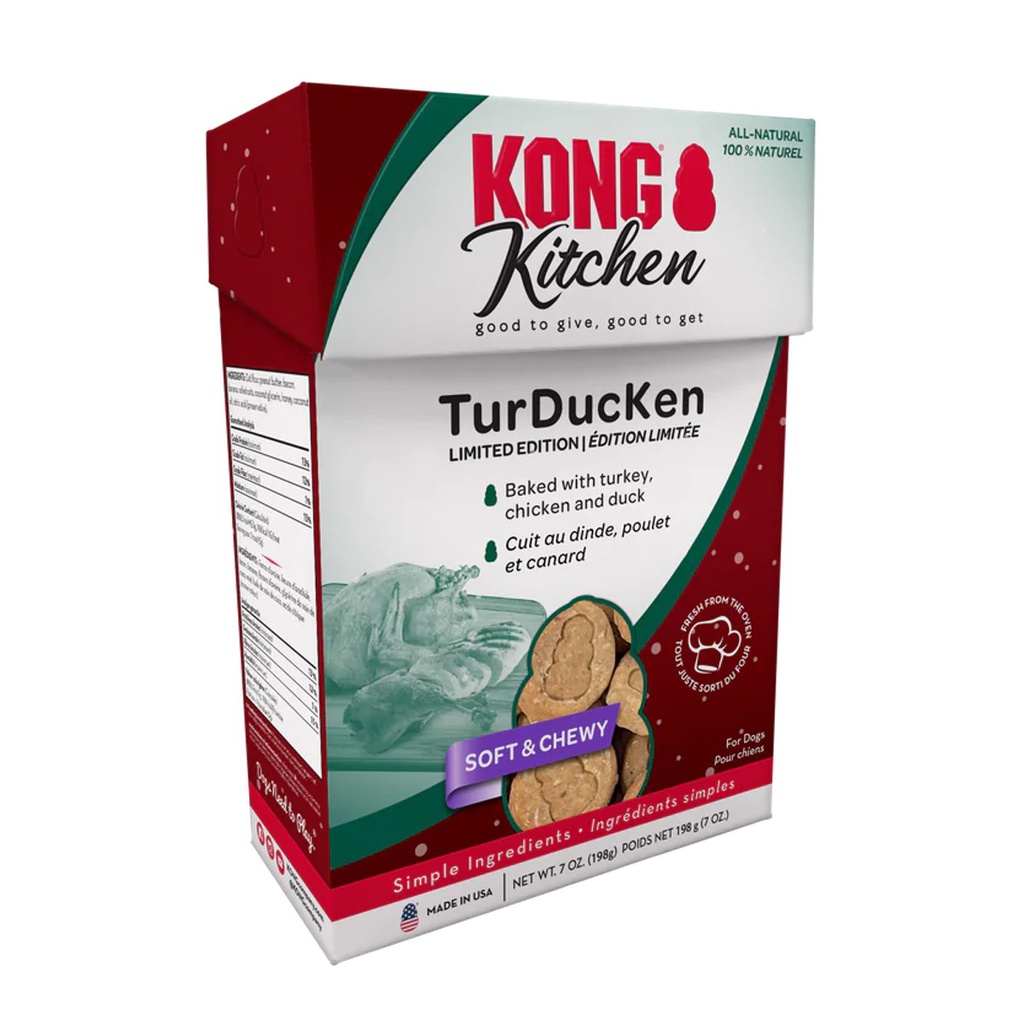 Kong Holiday Kitchen Soft &amp; Chewy | Turducken (7oz)