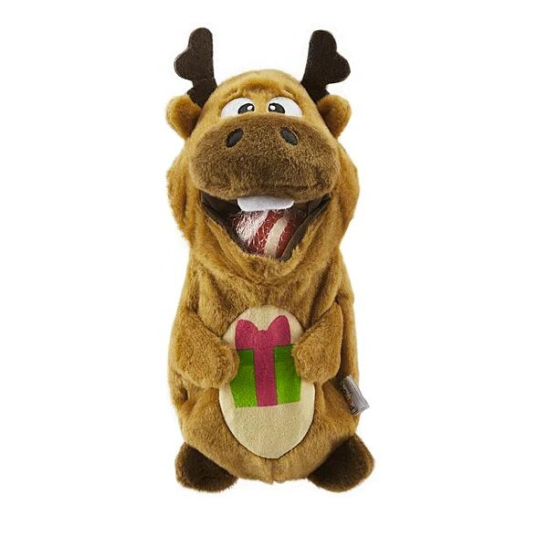 Outward Hound Holiday Ball Hogz |  Reindeer Brown