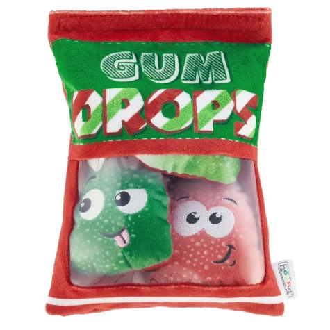 Outward Hound Holiday Gum Drops Snack Bag | Red